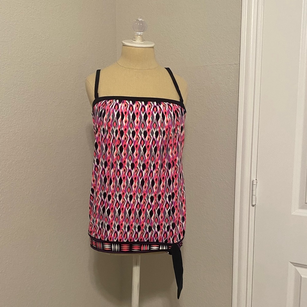 24th & Ocean Tribal Tank Swimsuit Top